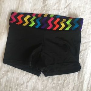 Chevron Spandex Dance Shorts - Balera